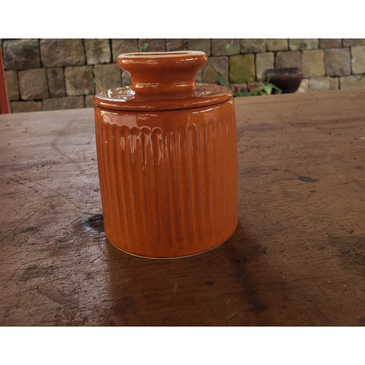 Manteigueira francesa terracota  - Imagem: 3
