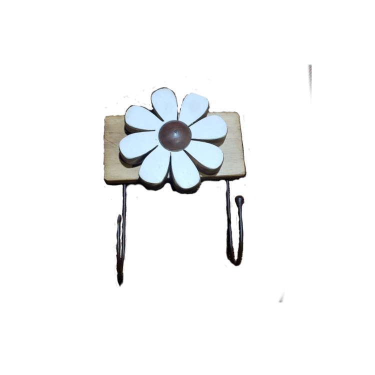 Gancheira dupla flor  - Imagem: 1