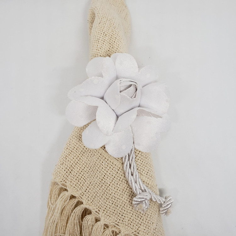 Porta-guardanapo flor branca - Imagem: 3