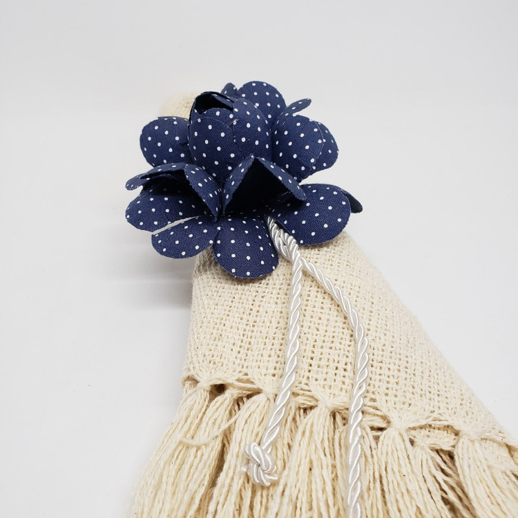 Porta-guardanapo flor azul II - Imagem: 4