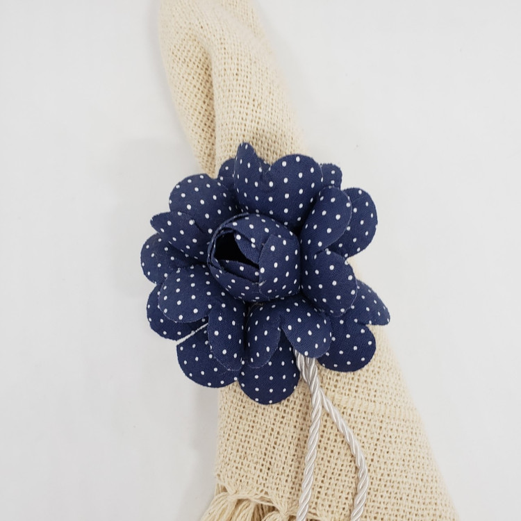 Porta-guardanapo flor azul II - Imagem: 3