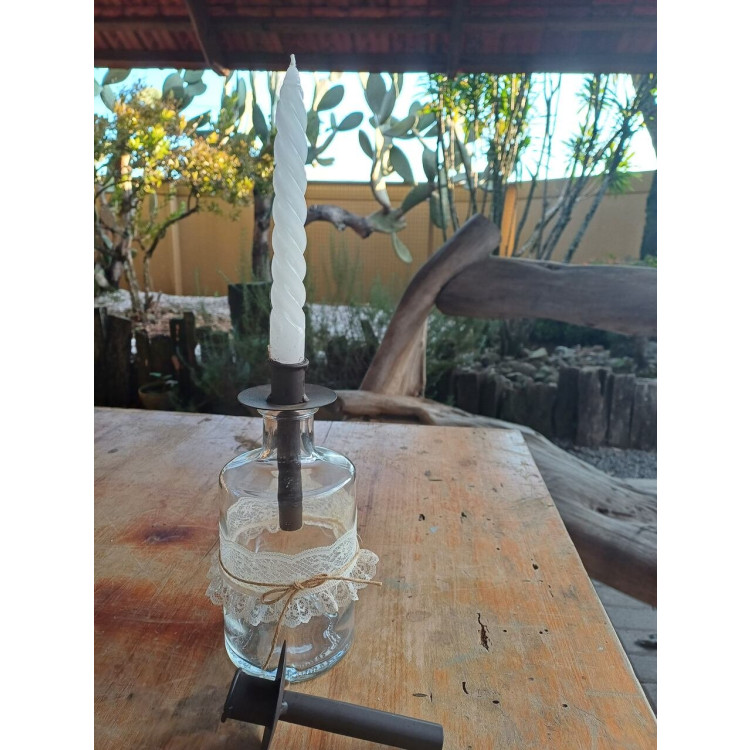 porta vela para garrafa - Imagem: 3