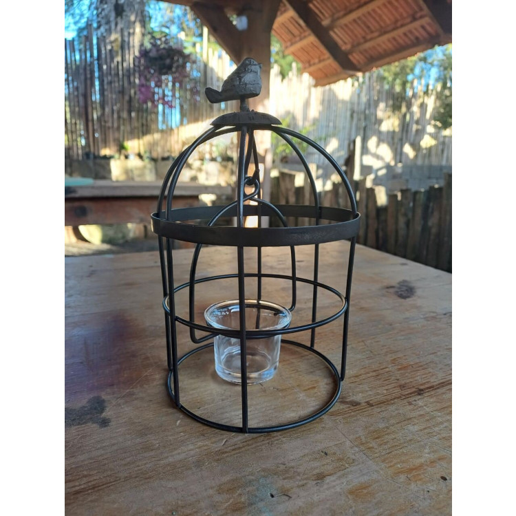 mini gaiola porta vela passarinho - Imagem: 2