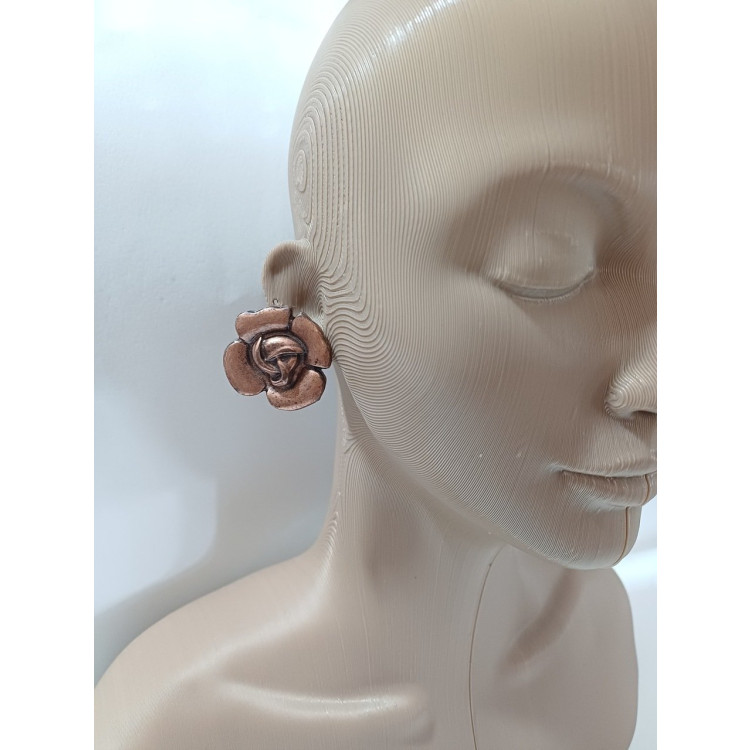 Brinco Flor metal - Imagem: 2