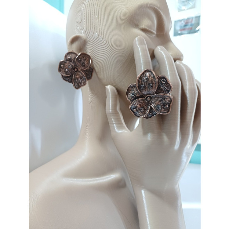 Conjunto brincos e anel  - Imagem: 2
