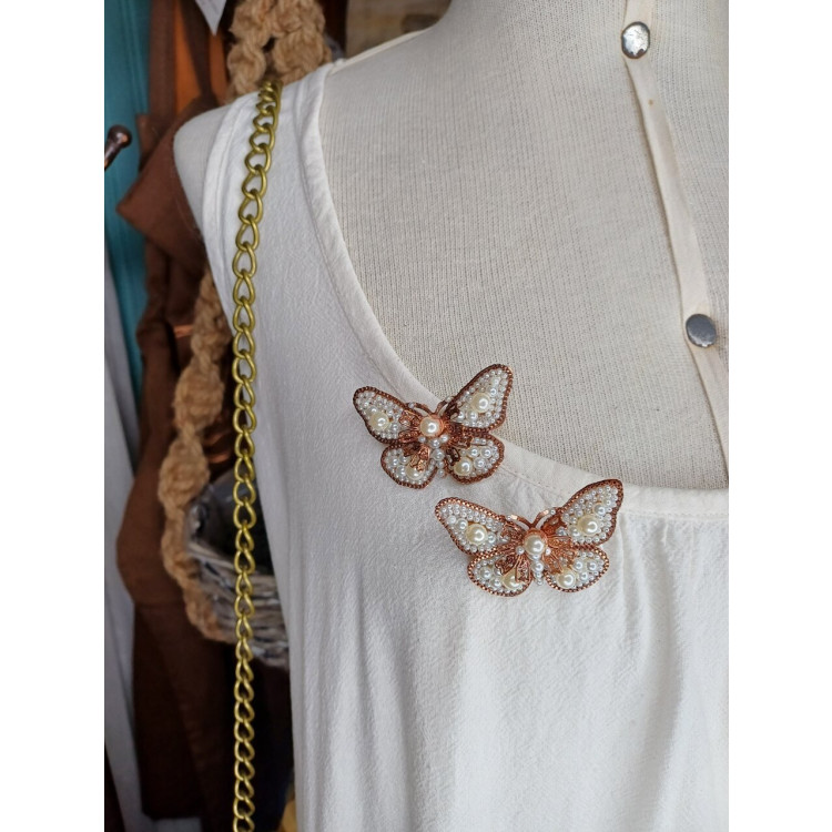Dupla de broche borboleta  - Imagem: 2