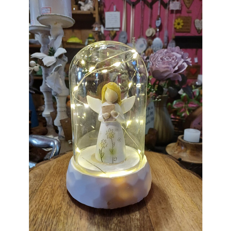 anjo cúpula de led  livro - Imagem: 2