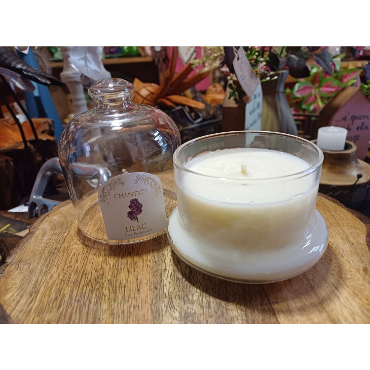 Vela perfumada lilac com redoma de vidro  - Imagem: 3