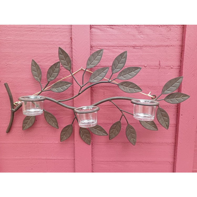 Porta velas de parede galhos - Imagem: 2