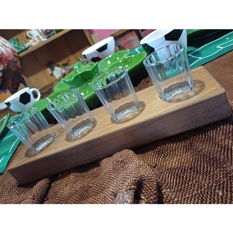 Tábua com 4 mini copos - Imagem: 2
