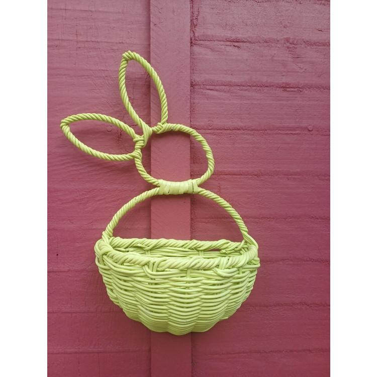 Ninho em rattan verde coelho - Imagem: 3