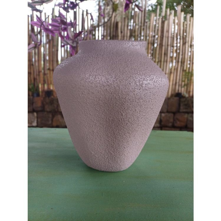 Vaso G marrom texturizado fosco - Imagem: 2