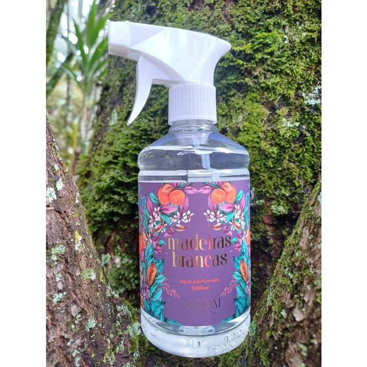 Água perfumada madeiras brancas 500ml - Imagem: 2