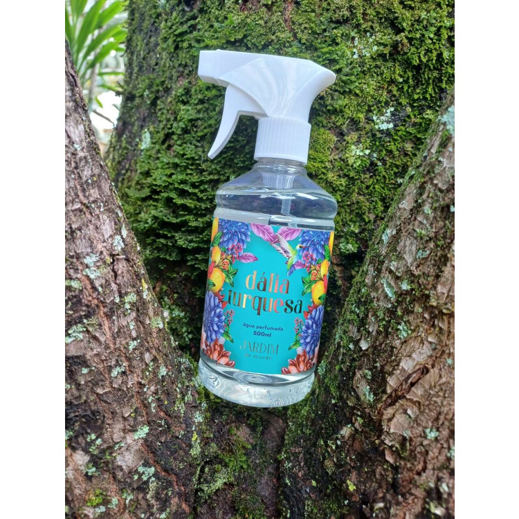 Água perfumada dália turquesa 500ml - Imagem: 2