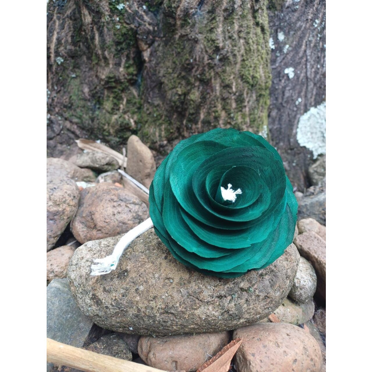 Difusor flor verde pavio  - Imagem: 2