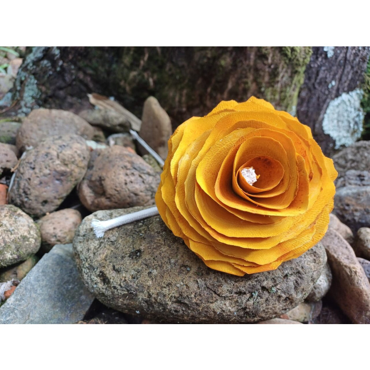 Difusor flor amarela pavio  - Imagem: 2