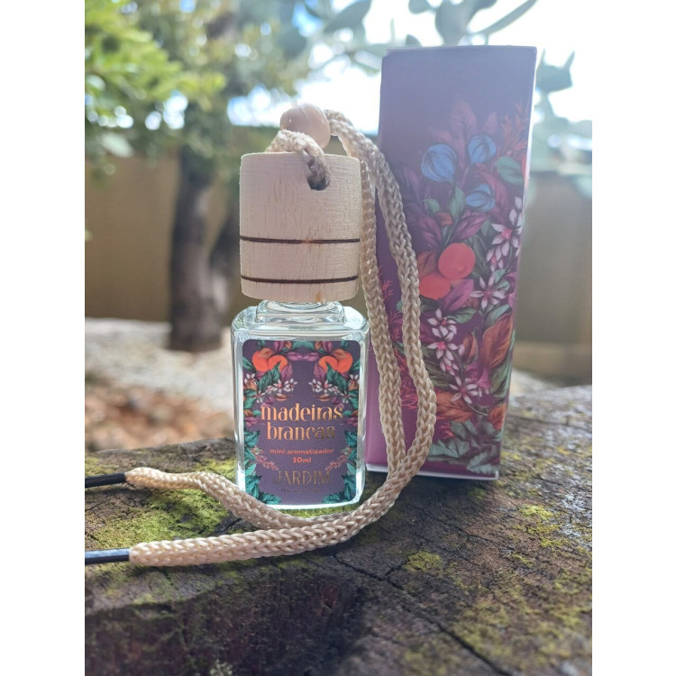 Mini aromatizador madeiras brancas 10ML - Imagem: 3