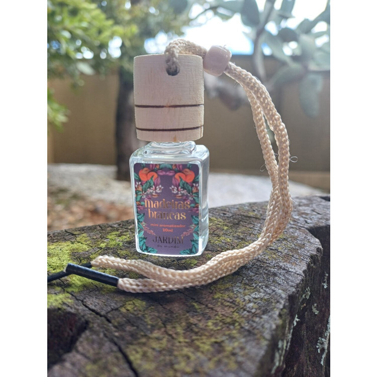 Mini aromatizador madeiras brancas 10ML - Imagem: 2