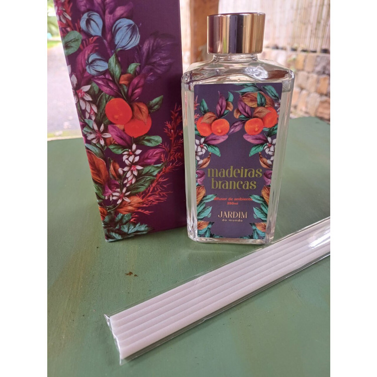 Difusor de ambiente madeiras brancas 250ML - Imagem: 2