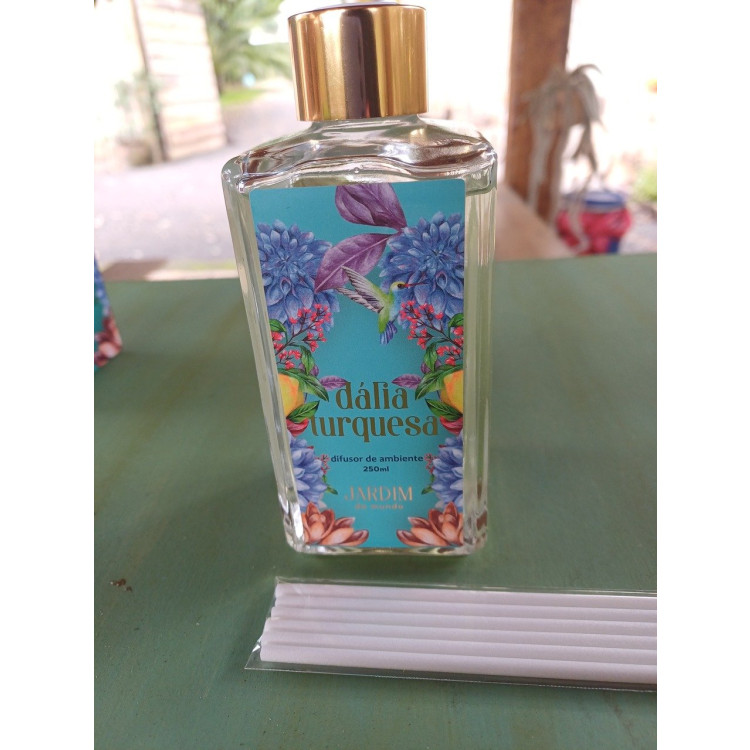 Difusor de ambiente dália turquesa 250ML - Imagem: 4