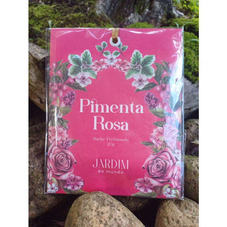 Sachê perfumado pimenta rosa 20g - Imagem: 2