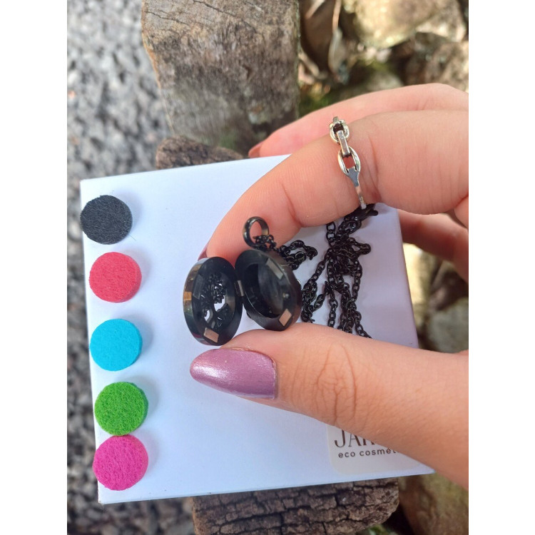 Colar árvore da vida preto - Imagem: 5