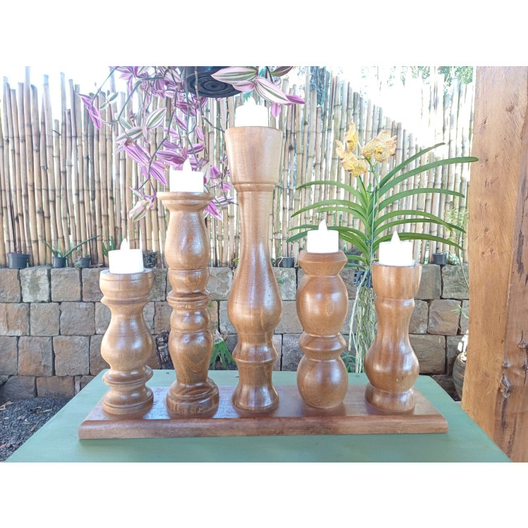 Castiçal p/ 5 velas  - Imagem: 4