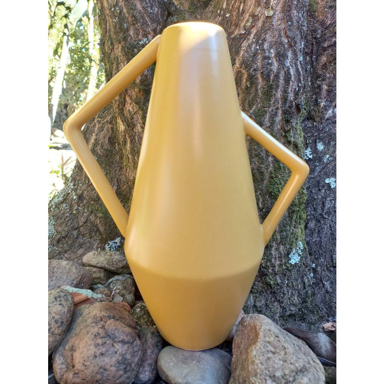 Vaso amarelo com alças - Imagem: 2