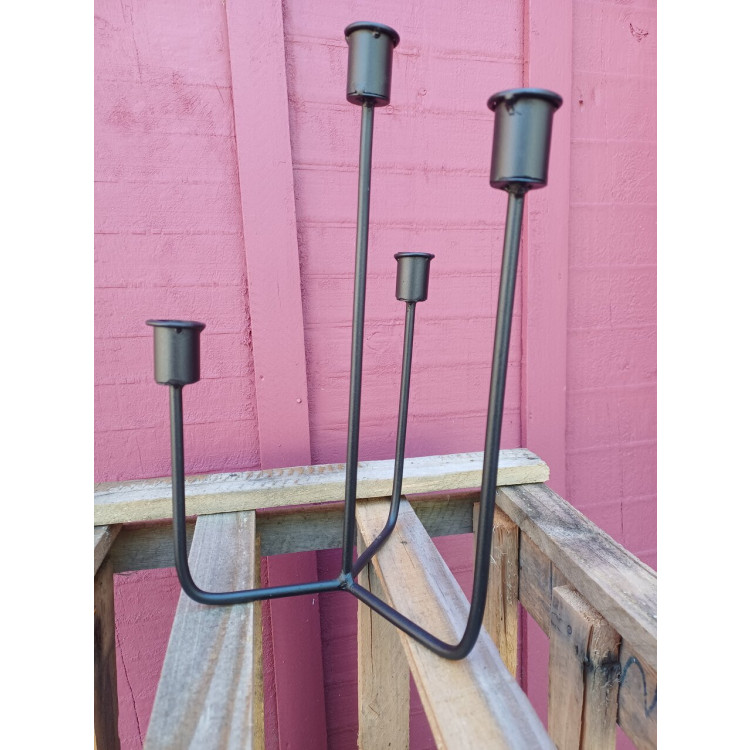 Porta vela metal p/ 4 velas - Imagem: 2