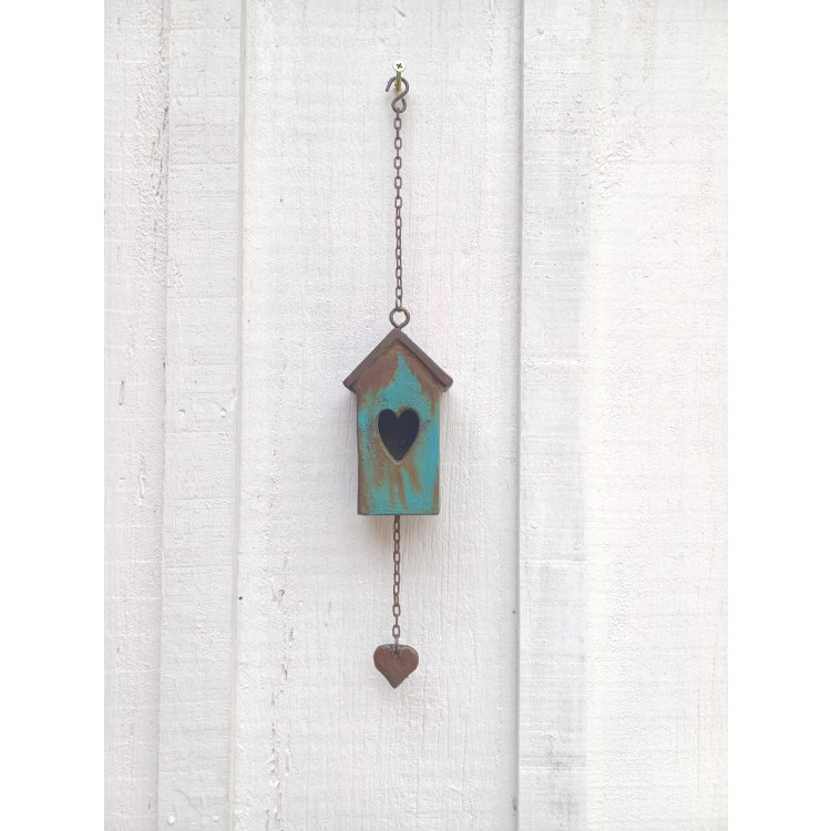 Mini casinha pendente azul - Imagem: 2