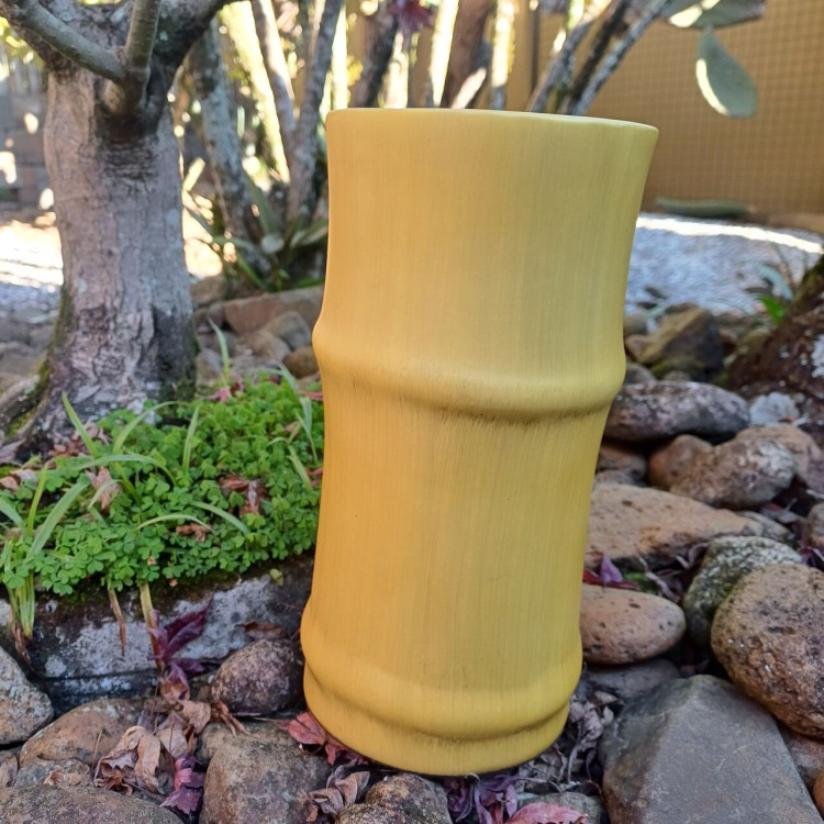 Vaso imitação bambu fosco  - Imagem: 2