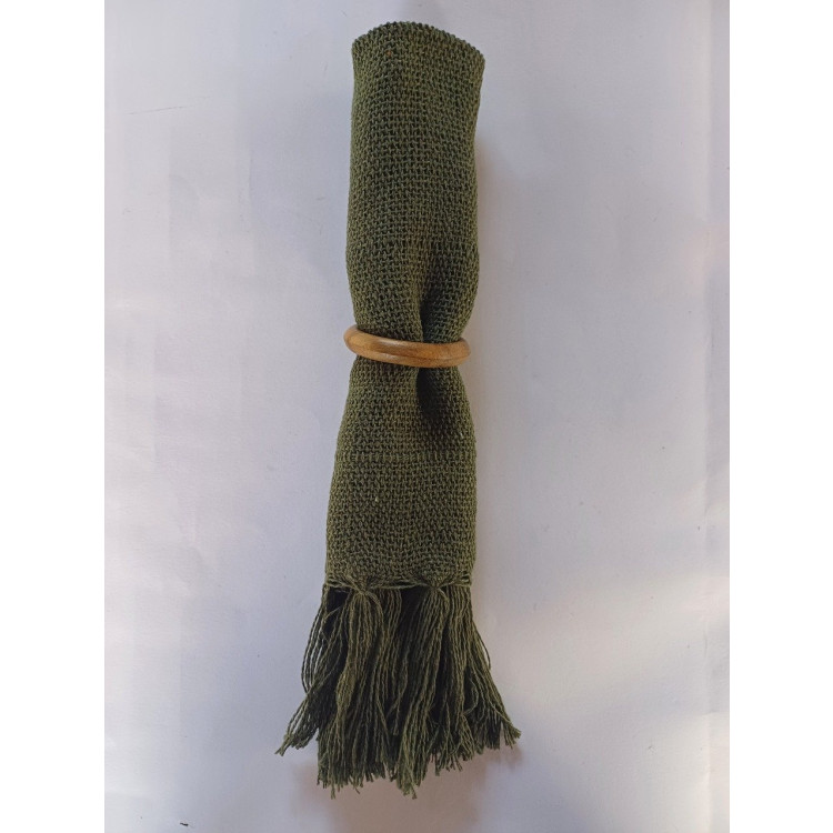 Guardanapo liso verde militar  - Imagem: 2