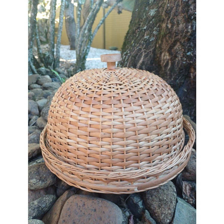 Boleira em fibra natural c/ tampa - Imagem: 2