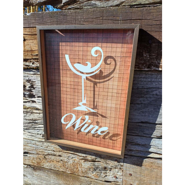 Quadro porta rolhas wine - Imagem: 2