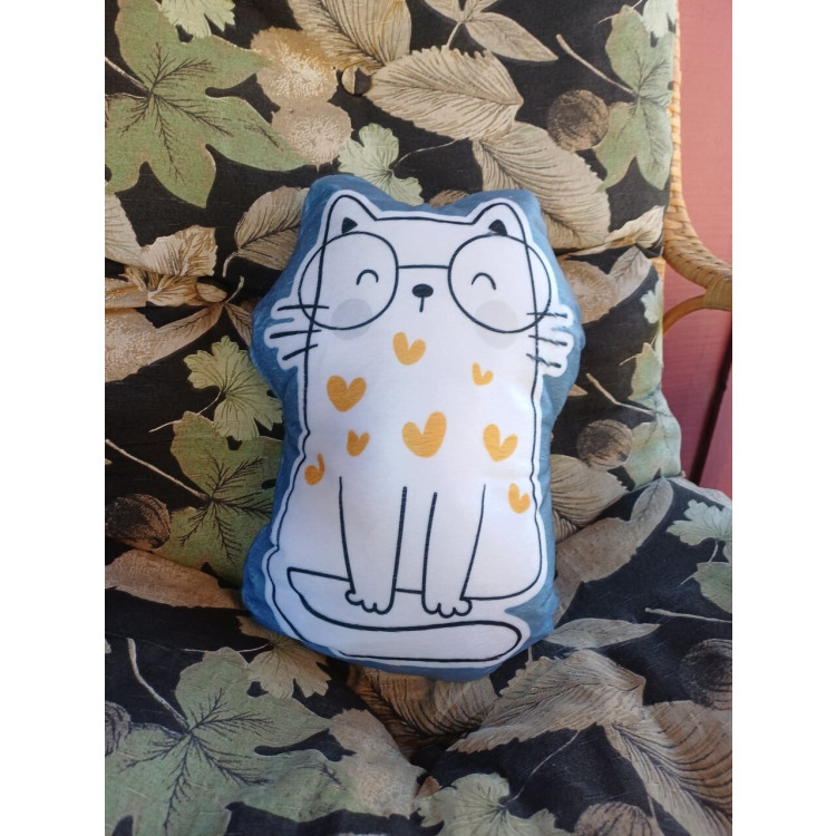 Almofada gato coração - Imagem: 2