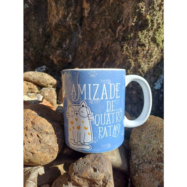 Caneca em cerâmica gato  - Imagem: 4
