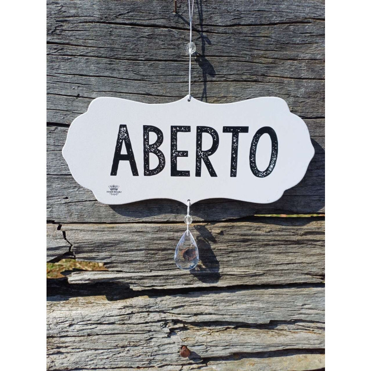 Placa aberto e fechado  - Imagem: 2