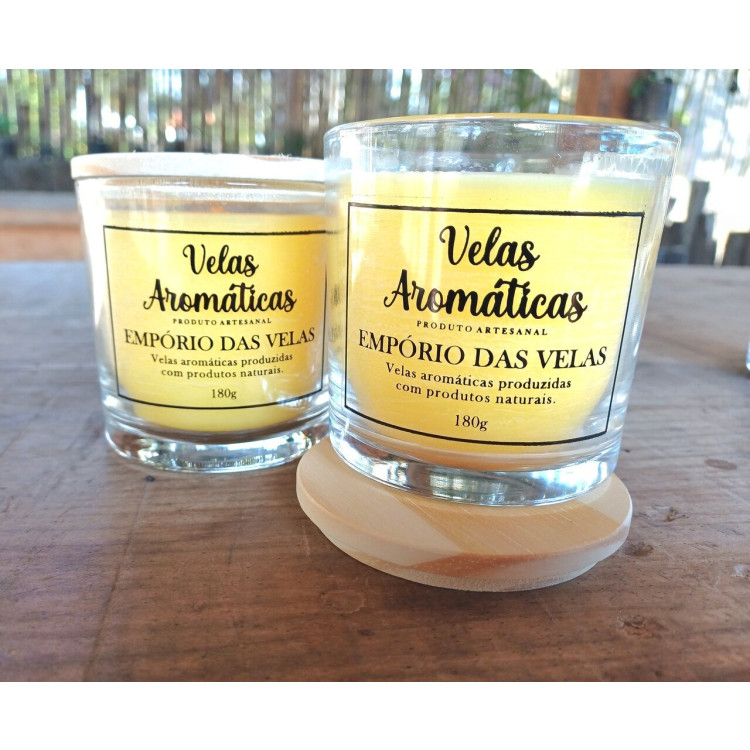 Vela citronela no copo com tampa - Imagem: 3