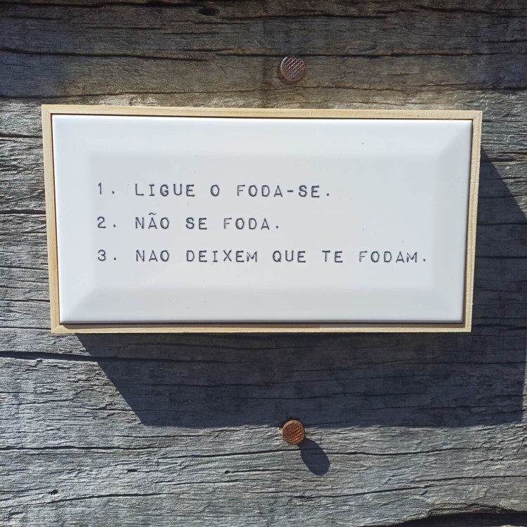 Azulejo divertido Foda-se - Imagem: 2