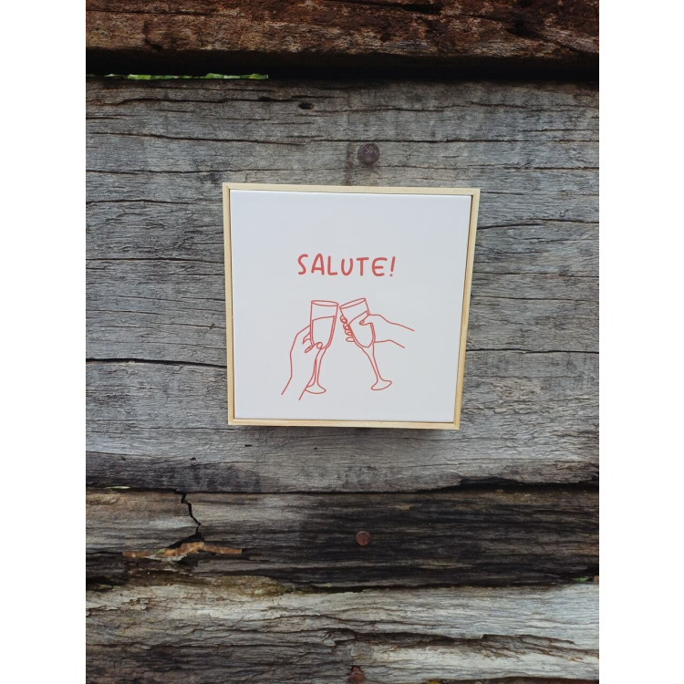 Azulejo divertido Salute - Imagem: 2