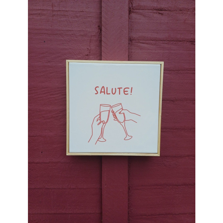 Azulejo divertido Salute - Imagem: 3
