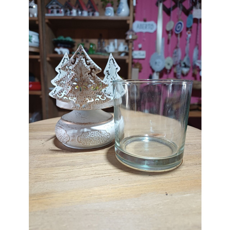 Porta velas c/ pé pinheirinho  - Imagem: 3