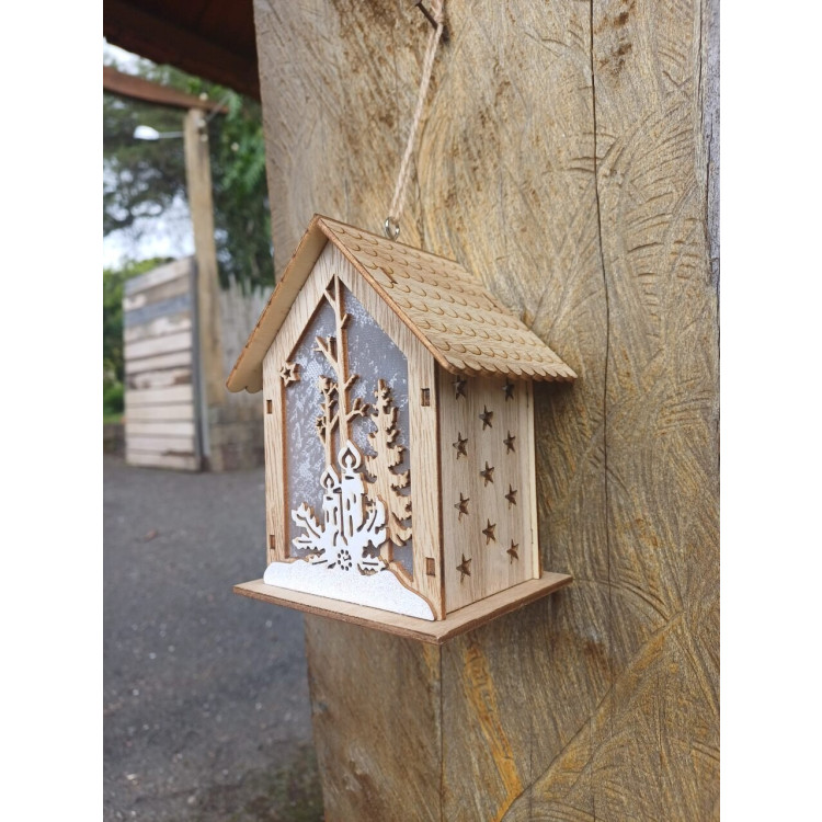 Casinha de natal com vela led - Imagem: 3 Casinha de natal com vela led - Imagem: 3