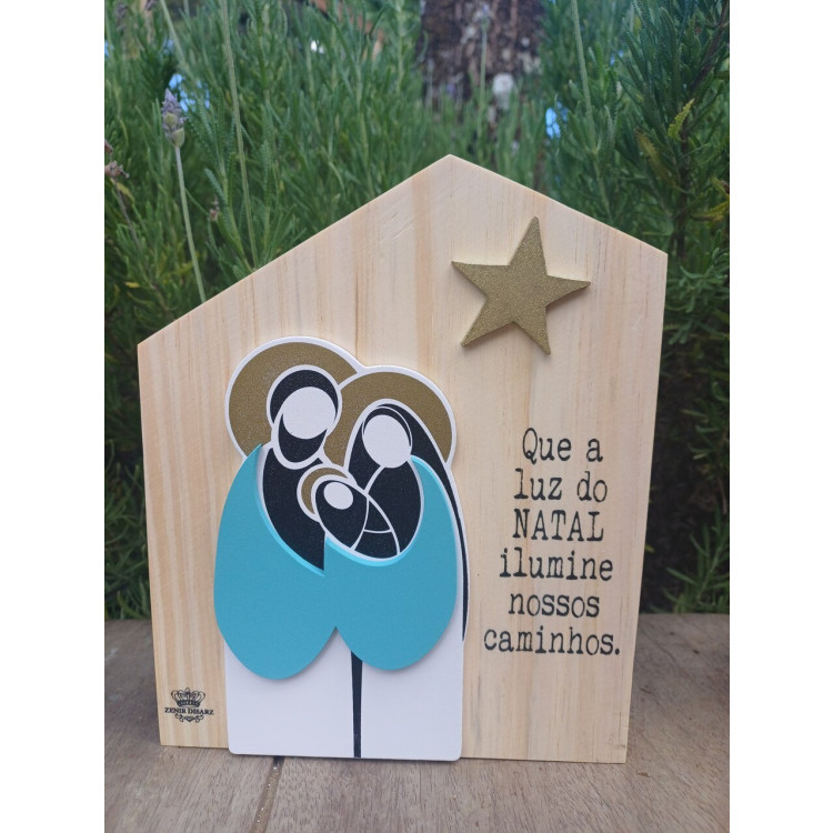 Placa de mesa em madeira - Imagem: 2