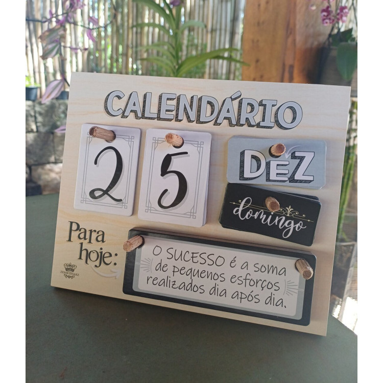 Calendário permanente clean  - Imagem: 2