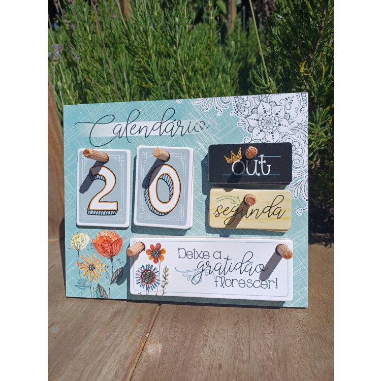 Calendário permanente flores - Imagem: 3