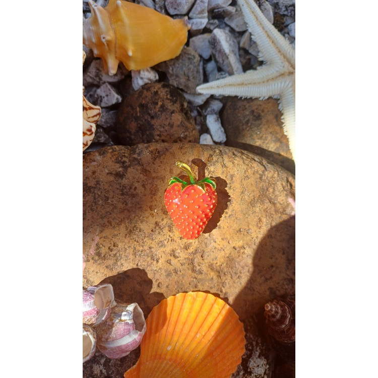 Broche morango - Imagem: 3