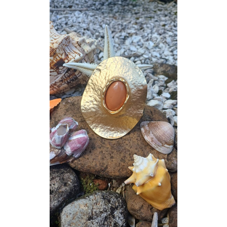 Pulseira dourada com pedra  - Imagem: 2