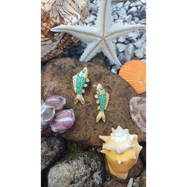 Brinco Peixe ciano - Imagem: 3