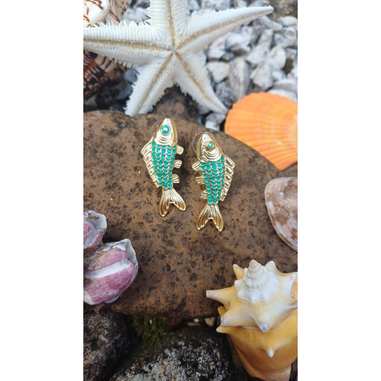 Brinco Peixe ciano - Imagem: 2